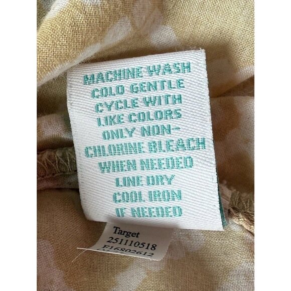 Calypso St. Barth for Target Embroidered V-Neck 3/4 Sleeve Pullover Tunic Top XL - Picture 9 of 9